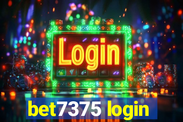 bet7375 login